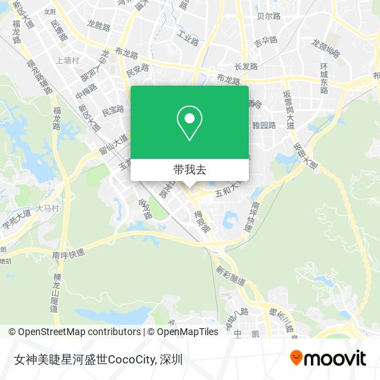 女神美睫星河盛世CocoCity地图