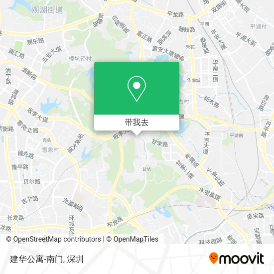 建华公寓-南门地图