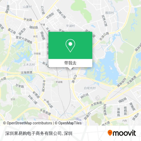 深圳果易购电子商务有限公司地图