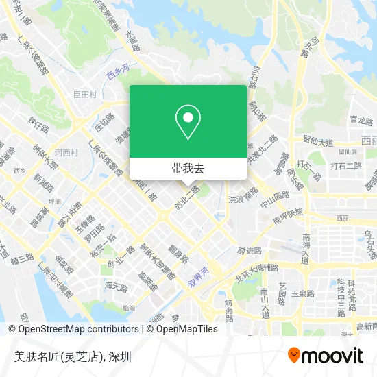 美肤名匠(灵芝店)地图