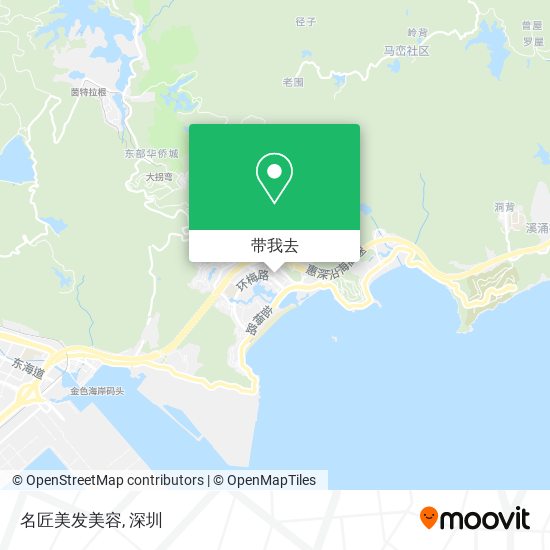 名匠美发美容地图