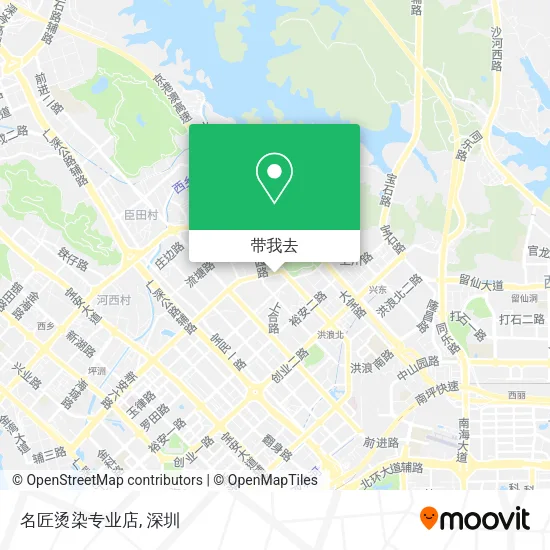 名匠烫染专业店地图