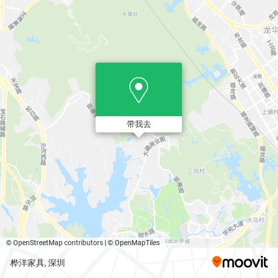 桦洋家具地图