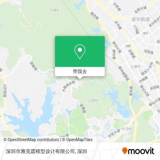 深圳市雅克霆模型设计有限公司地图
