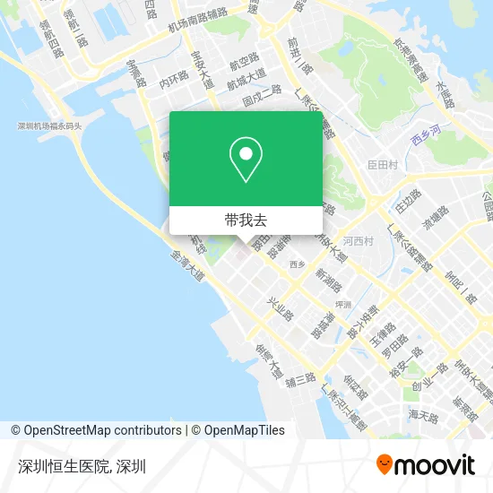 深圳恒生医院地图