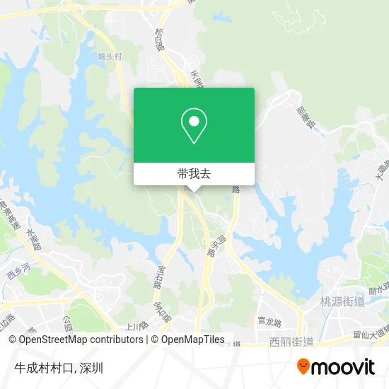 牛成村村口地图