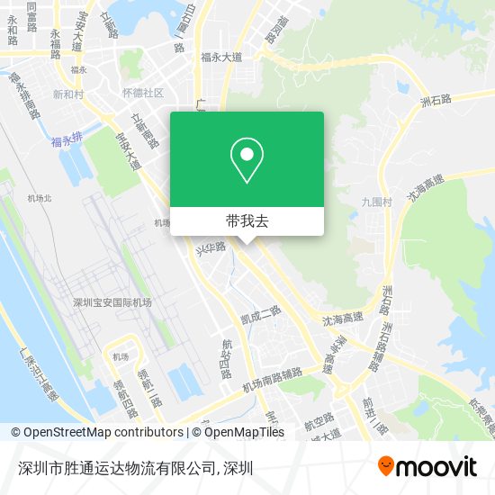 深圳市胜通运达物流有限公司地图