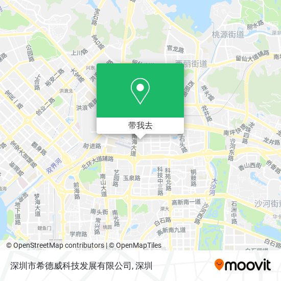 深圳市希德威科技发展有限公司地图