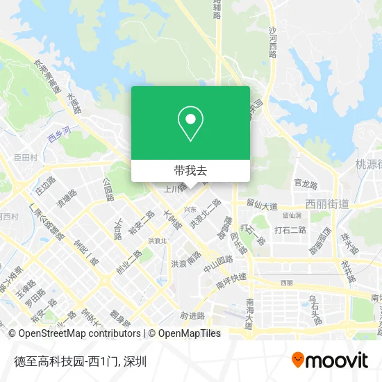 德至高科技园-西1门地图