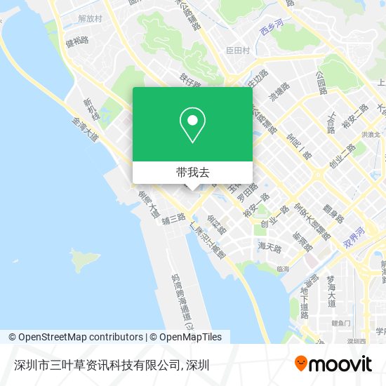 深圳市三叶草资讯科技有限公司地图