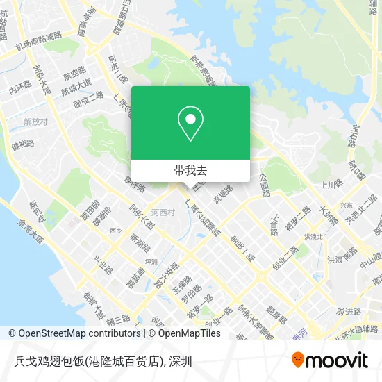 兵戈鸡翅包饭(港隆城百货店)地图