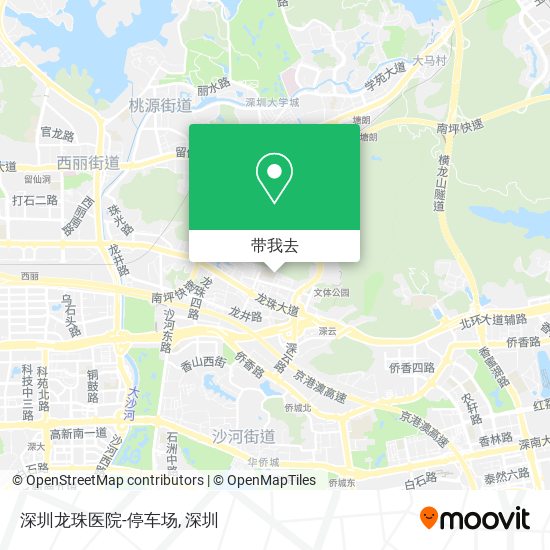 深圳龙珠医院-停车场地图