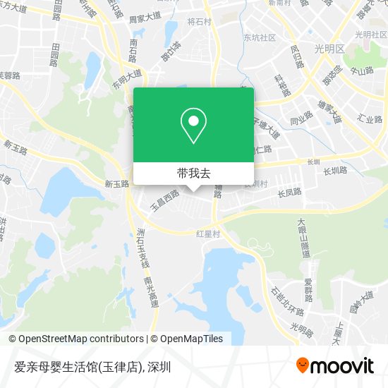 爱亲母婴生活馆(玉律店)地图