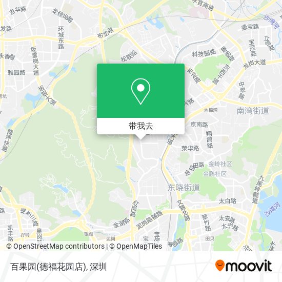 百果园(德福花园店)地图