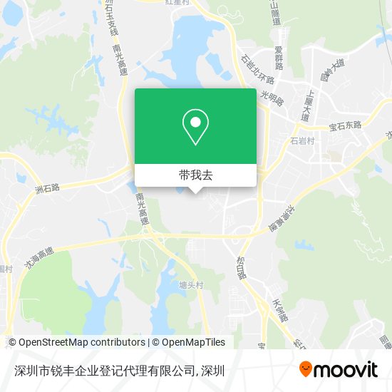 深圳市锐丰企业登记代理有限公司地图