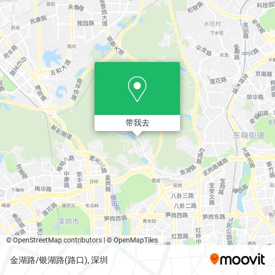 金湖路/银湖路(路口)地图