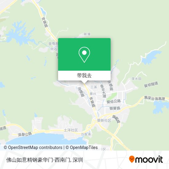 佛山如意精钢豪华门-西南门地图