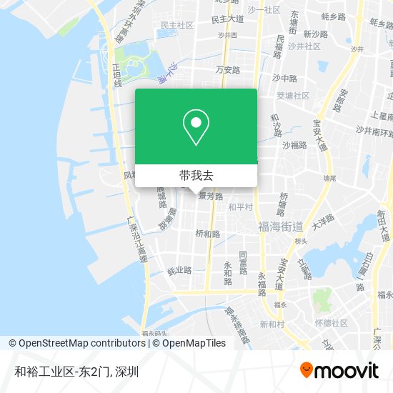 和裕工业区-东2门地图