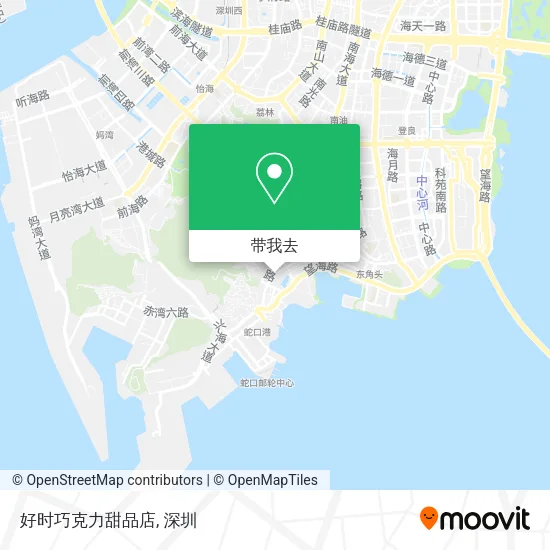 好时巧克力甜品店地图