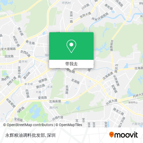 永辉粮油调料批发部地图
