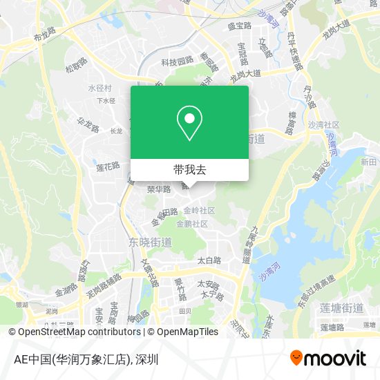 AE中国(华润万象汇店)地图