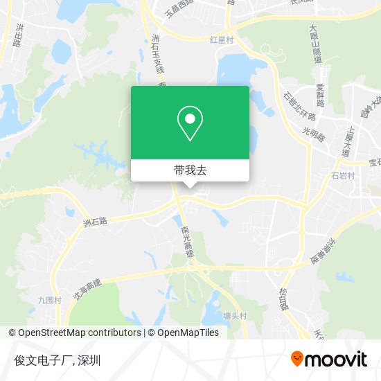 俊文电子厂地图