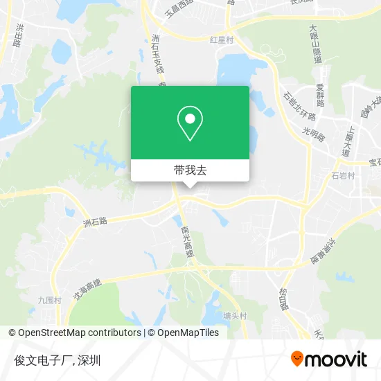 俊文电子厂地图