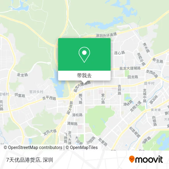 7天优品港货店地图