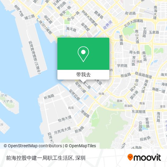 前海控股中建一局职工生活区地图