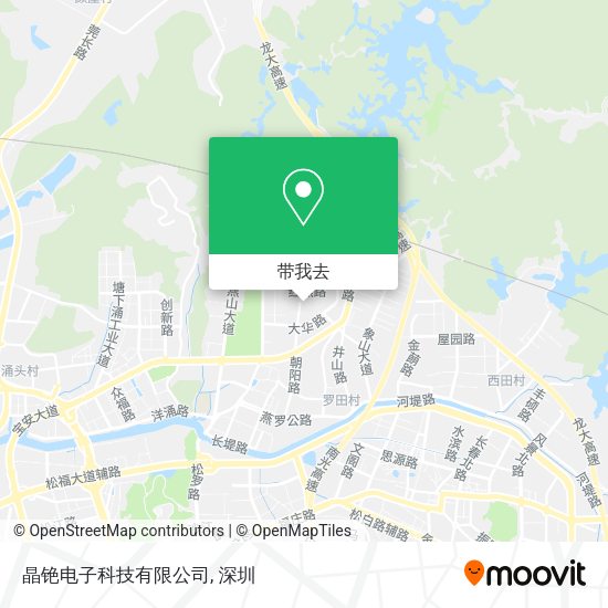 晶铯电子科技有限公司地图
