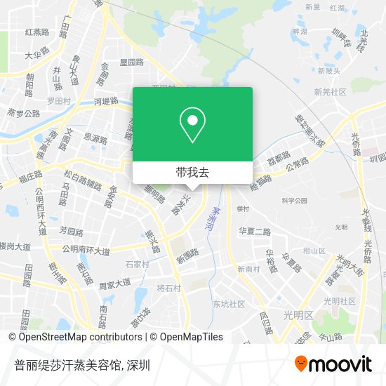 普丽缇莎汗蒸美容馆地图