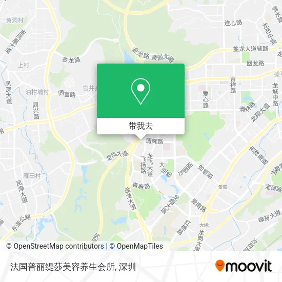 法国普丽缇莎美容养生会所地图