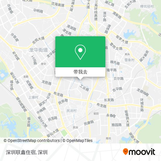 深圳联鑫住宿地图