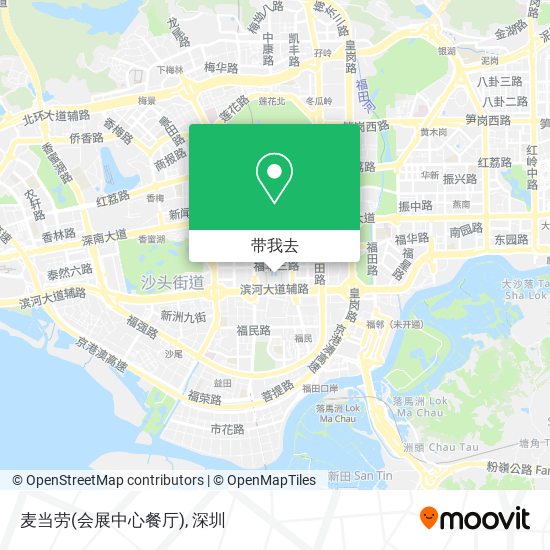 麦当劳(会展中心餐厅)地图