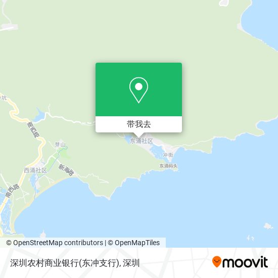 深圳农村商业银行(东冲支行)地图