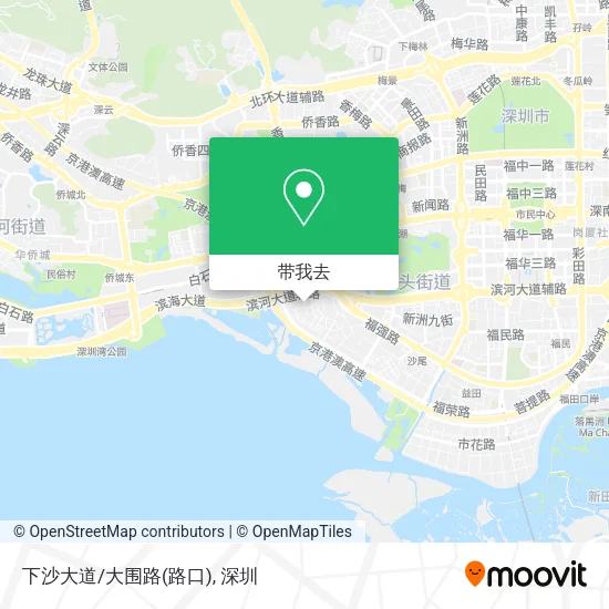 下沙大道/大围路(路口)地图