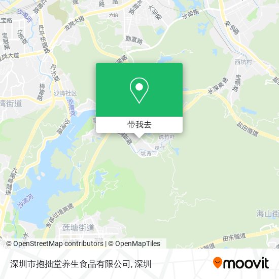 深圳市抱拙堂养生食品有限公司地图
