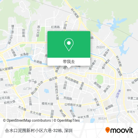 合水口泥围新村小区六巷-32栋地图