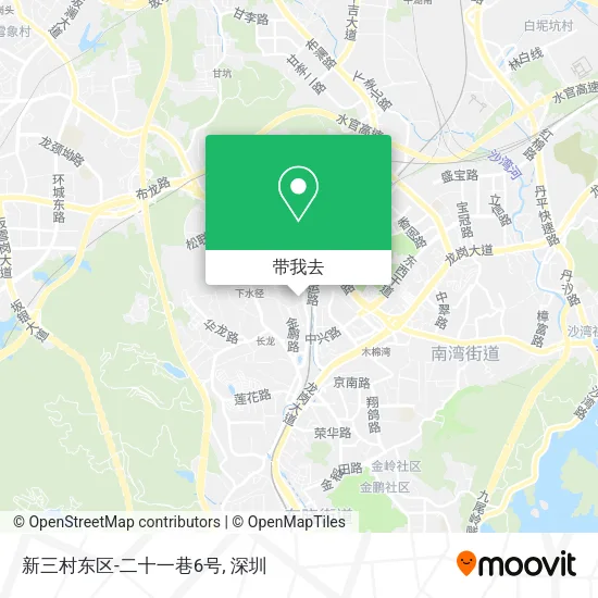 新三村东区-二十一巷6号地图