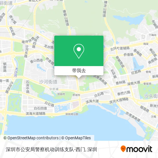 深圳市公安局警察机动训练支队-西门地图