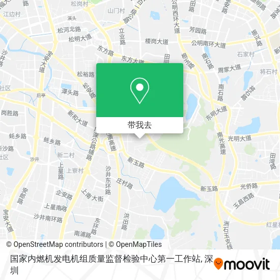 国家内燃机发电机组质量监督检验中心第一工作站地图