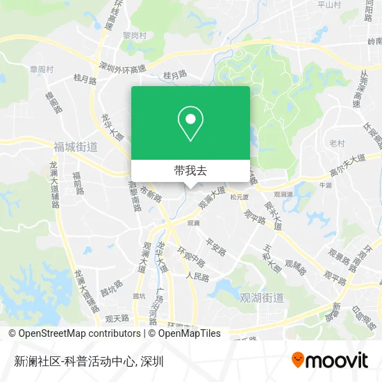 新澜社区-科普活动中心地图