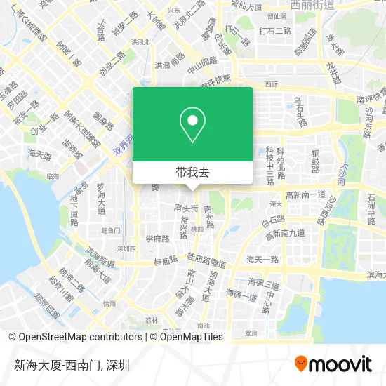 新海大厦-西南门地图