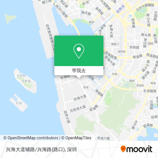 兴海大道辅路/兴海路(路口)地图