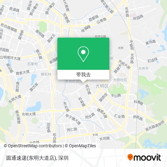 圆通速递(东明大道店)地图