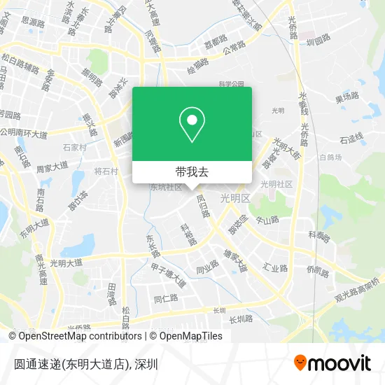 圆通速递(东明大道店)地图