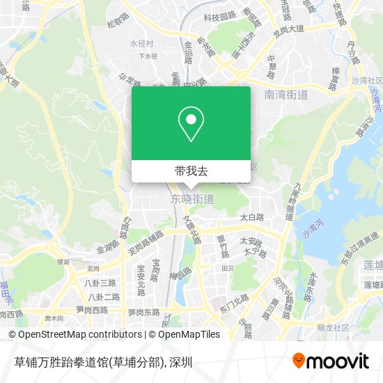 草铺万胜跆拳道馆(草埔分部)地图