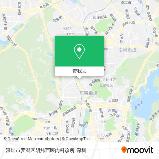 深圳市罗湖区胡炜西医内科诊所地图