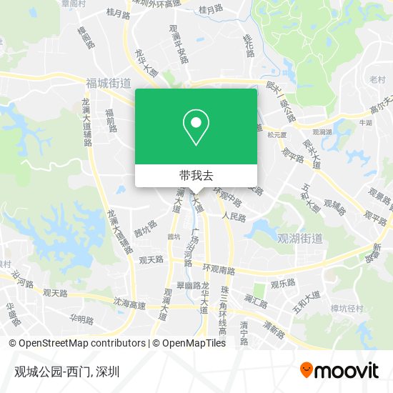 观城公园-西门地图