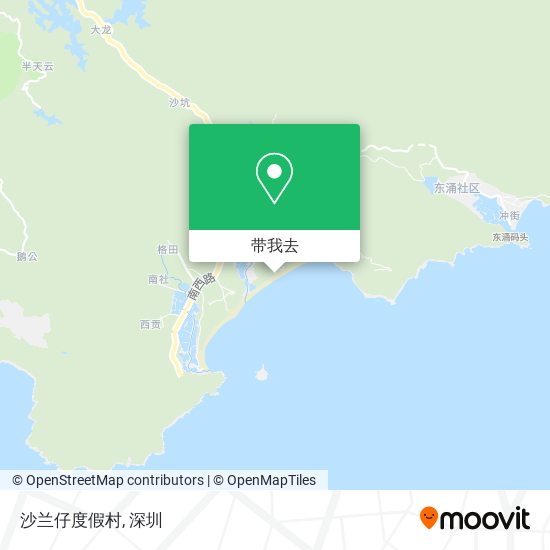 沙兰仔度假村地图